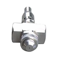 Air-atomising brass industrial spray nozzle component