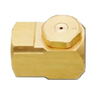 Hollow-cone brass industrial spray nozzle component
